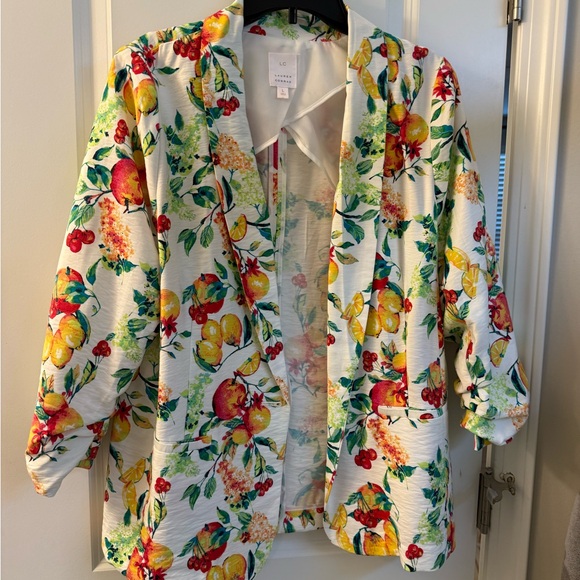 LC Lauren Conrad Colorful Floral Blazer - Picture 5 of 5